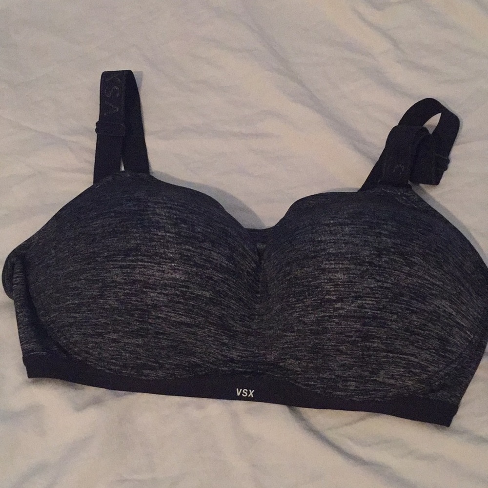 Victoria’s Secret Black Spacedye Sports Bra